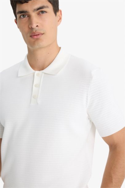 تيشيرت بولو نص كم تريكو قصة عادية