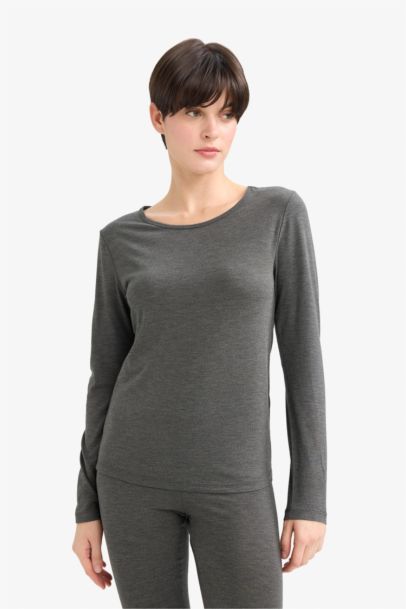 Long Sleeve Knitted Tops