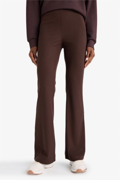 DeFactoFit Flare Fit High Waist Regular Leg Sweatpants