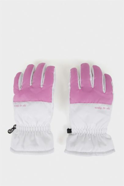 Girl Color Block Gloves