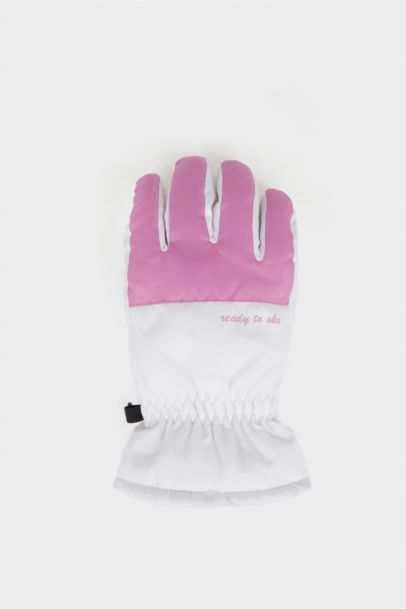 Girl Color Block Gloves