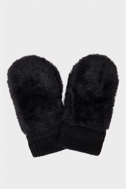 Girl Faux Fur Gloves