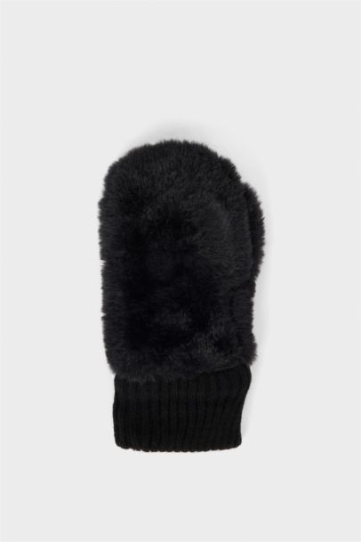 Girl Faux Fur Gloves