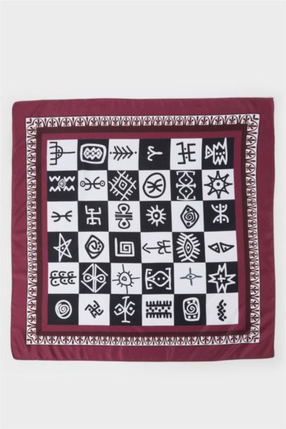 Kadın Göbeklitepe Temalı Fular