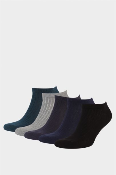 Man 5 Piece Short Cotton Socks