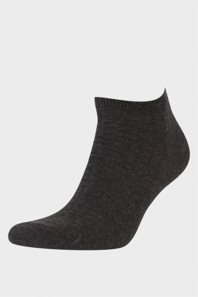 Man 5 Piece Cotton Short Socks