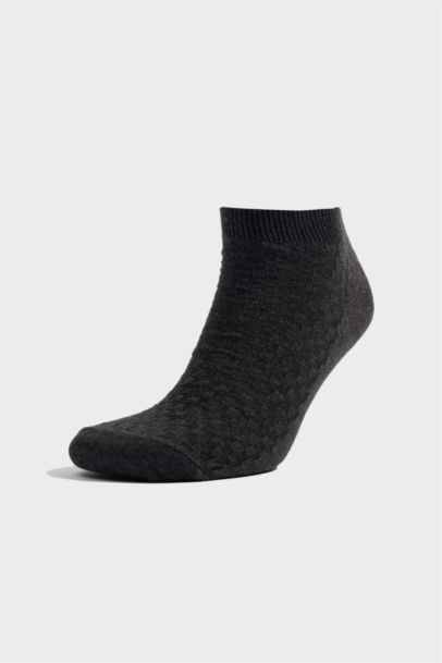 Man 5 Piece Cotton Short Socks