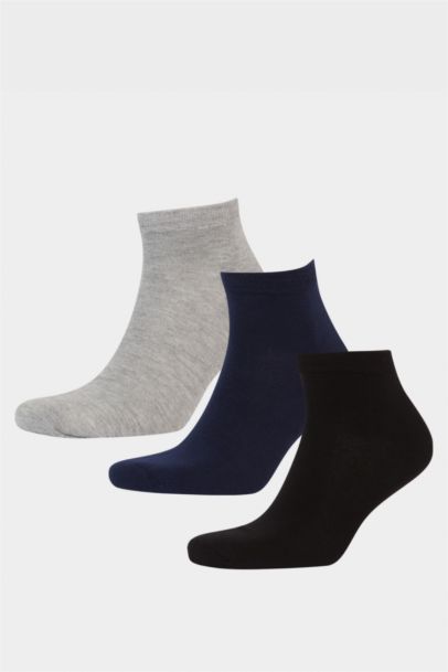 Man Seamless 3 Piece Bamboo Ankle Socks