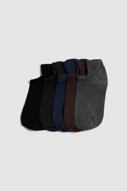 Man 5 Piece Cotton sneaker Socks