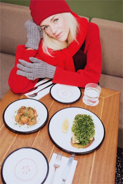 Oversize Fit Crew Neck Knitwear Pullover