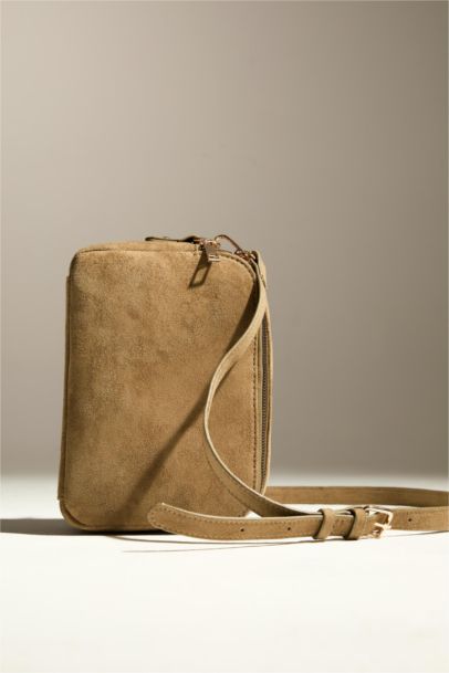 Kadın Süet Çapraz Çanta