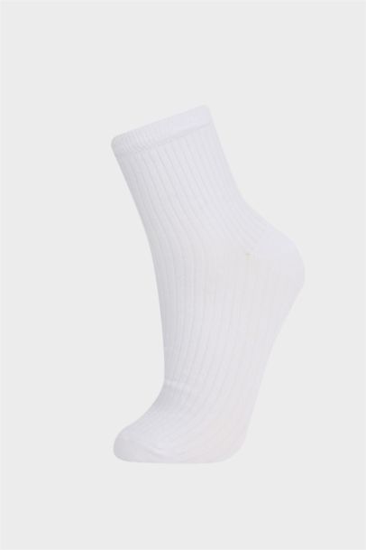 Kadın 3'lü Pamuklu Soket Çorap