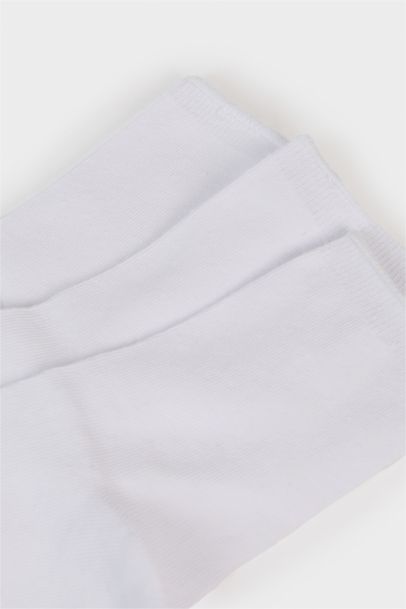 جوارب قطن نسائية طويلة - 3 قطع