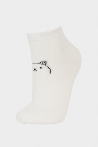 Woman 3 Piece Cotton Ankle Socks