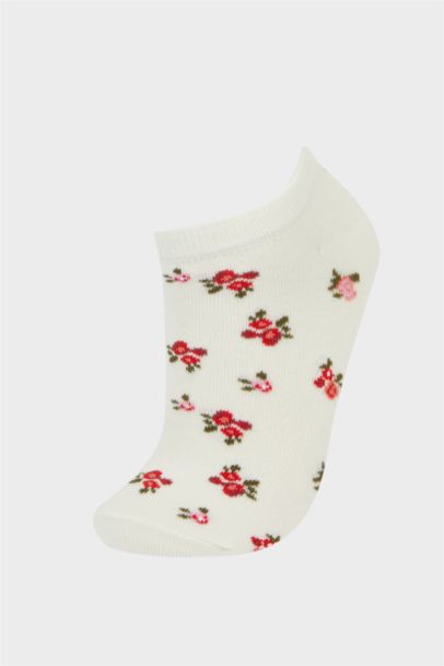 Woman 5 Piece Cotton Ankle Socks