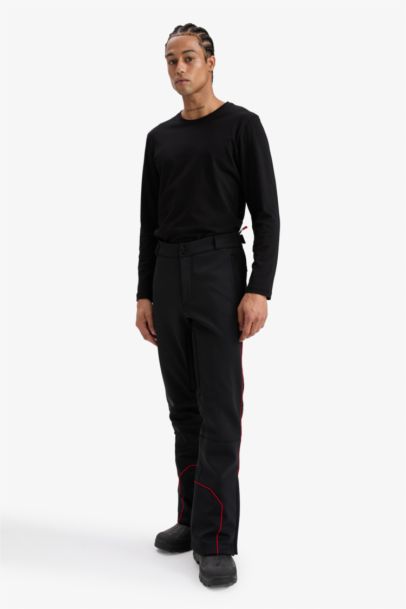 Regular Fit Regular Hem Trousers