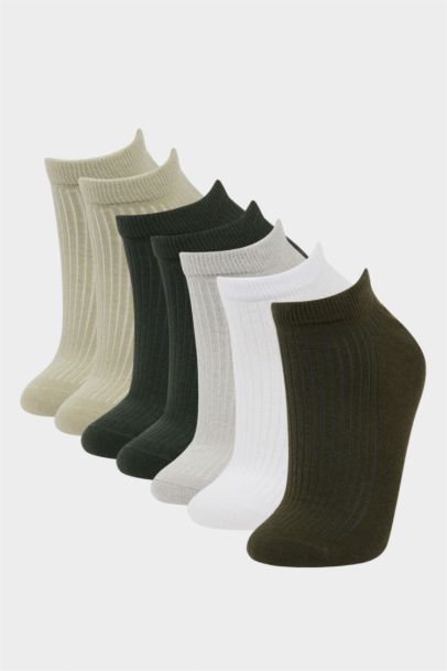 Woman 7 piece Short Cotton Socks