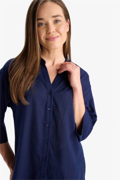 Regular Fit Crew Neck Long Sleeve Shirt