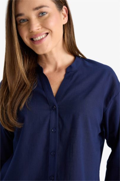 Regular Fit Crew Neck Long Sleeve Shirt