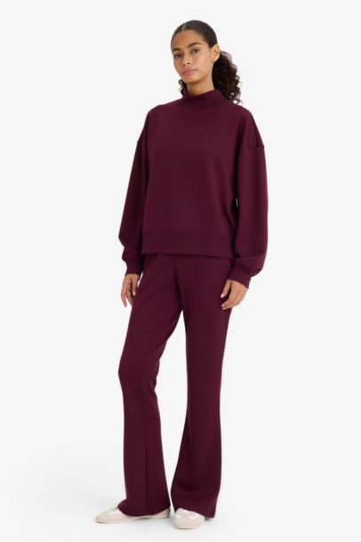 Flare Fit Pocketed Trousers