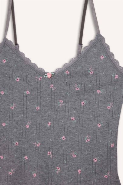 Floral Cotton Tank Top