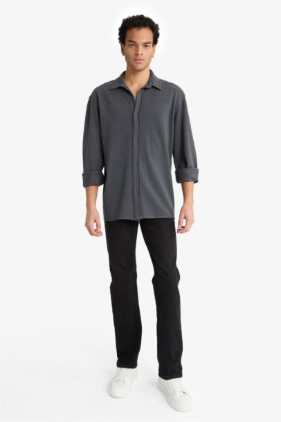 Regular Fit Cotton Long Sleeve Shirt