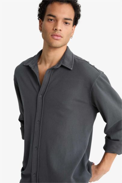 Regular Fit Cotton Long Sleeve Shirt