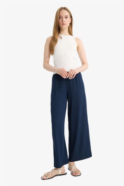 Regular Hem Trousers