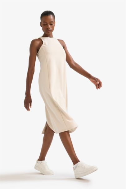 DeFactoFit Modal Sleeveless Midi Dress