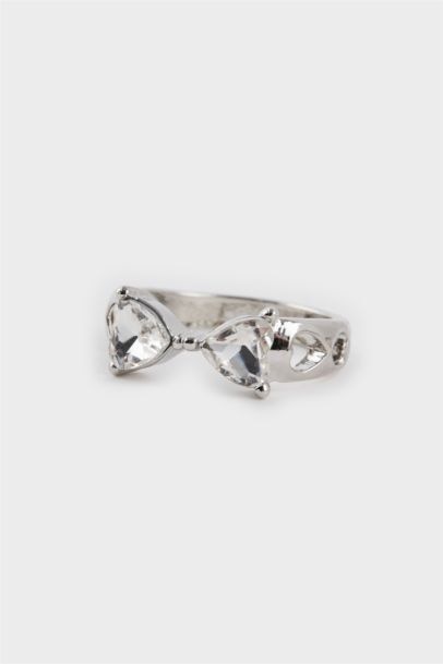 Woman 3 Piece Silver Rings