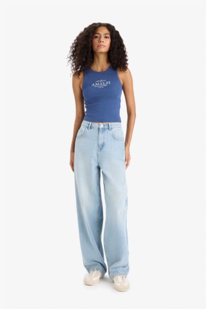 كيمونه مضلع سليم فيت بياخة هالتر بطبعة حروف