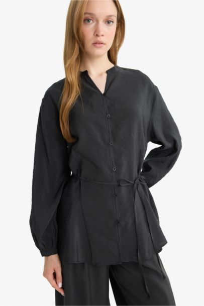 Regular Fit modal Long Sleeve Tunic