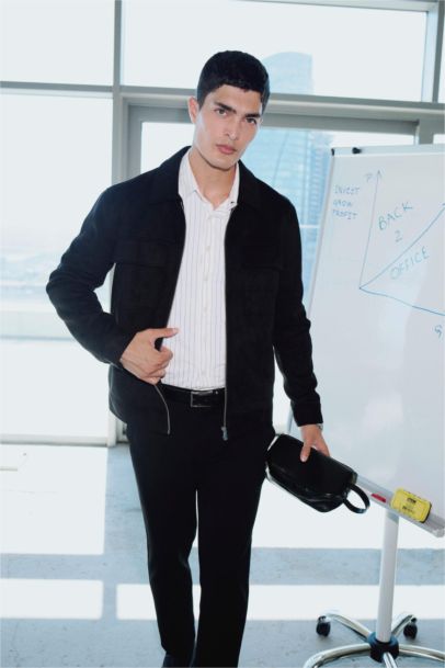 Erkek Suni Deri El Çantası