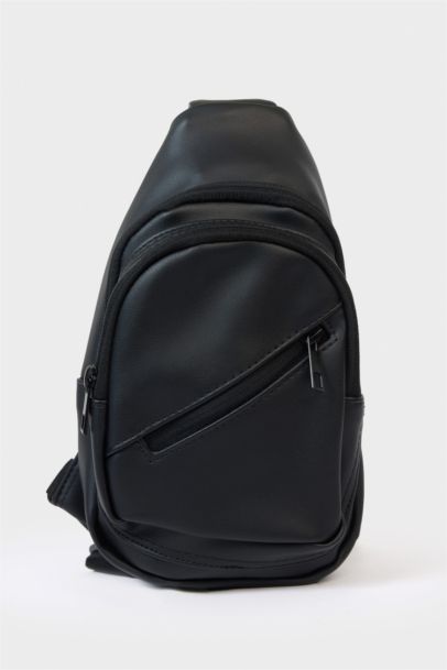 Erkek Suni Deri Çapraz Çanta