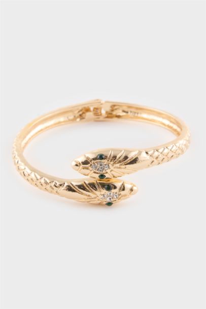 Woman Snake Gold Bracelet