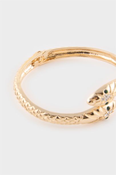 Woman Snake Gold Bracelet