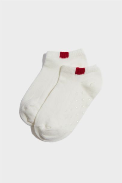 Erkek Bebek Kaydırmaz Taban 5'li Pamuklu Patik Çorap
