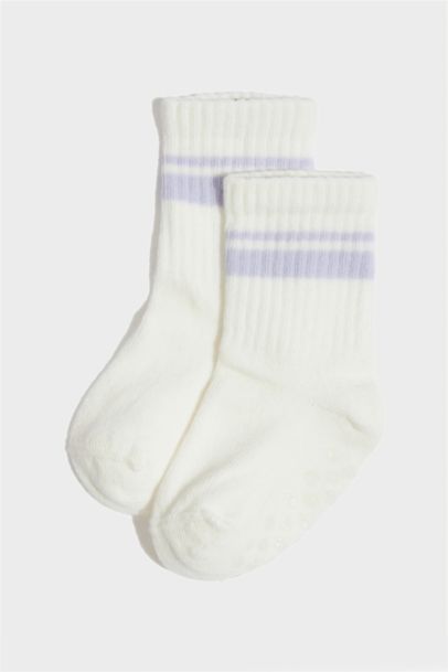 Baby Girl 3 Piece Cotton Long Socks