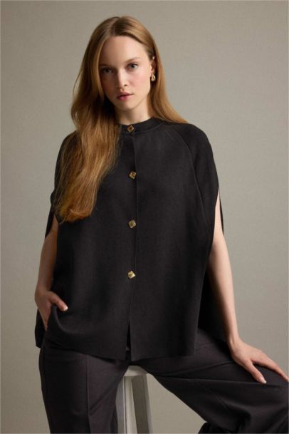 Regular Fit Crew Neck Knitwear Cardigan