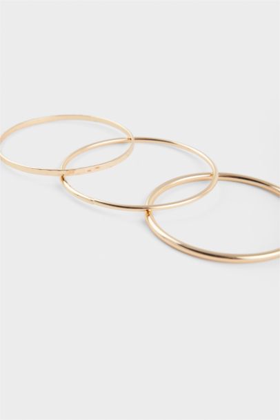 Woman 5 Piece Gold Bracelet