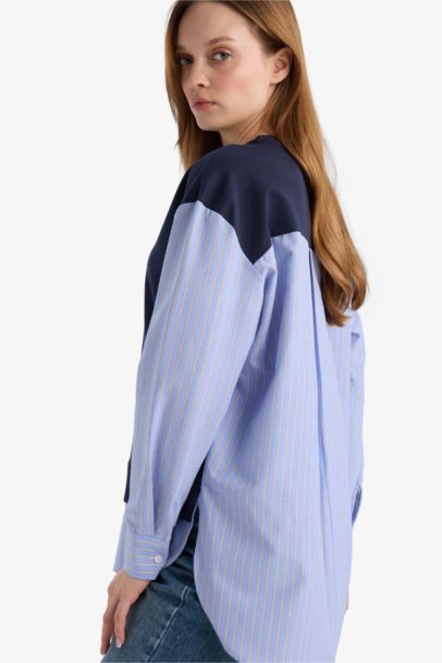 Regular Fit Sweatshirt Fabric Long Sleeve Tunic