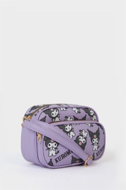 Kız Çocuk Kuromı Baskılı Çapraz Çanta