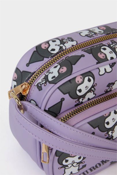 Kız Çocuk Kuromı Baskılı Çapraz Çanta