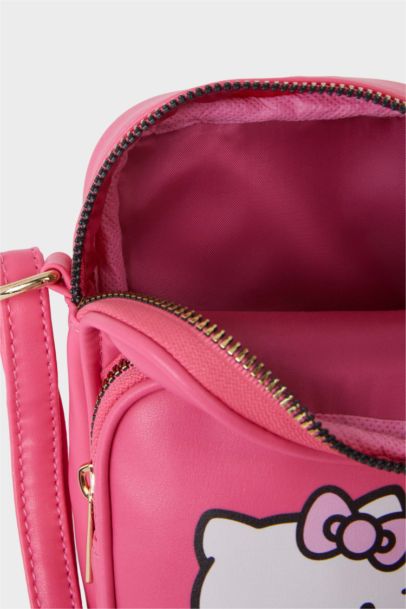 Kız Çocuk Hello Kitty Baskılı Telefon Çantası