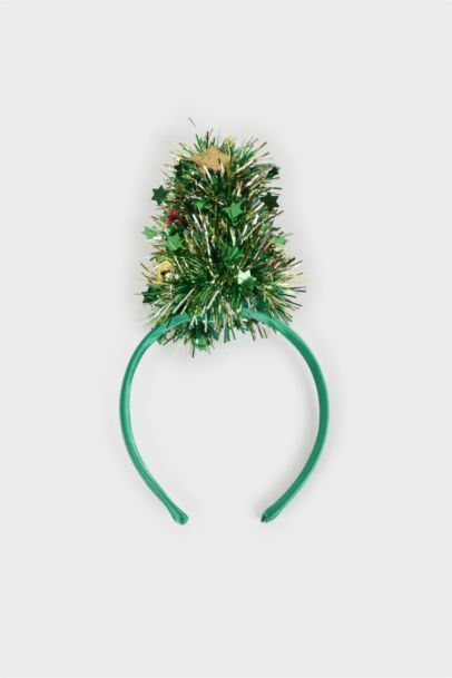Woman Christmas Tree Themed Headband