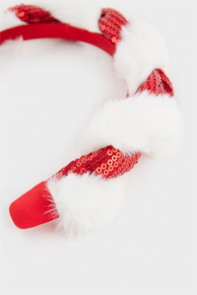 Woman Chritsmas Candy Cane Themed Headband