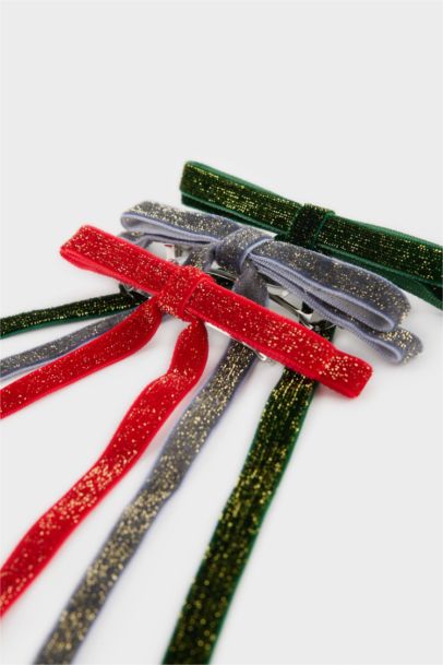 Woman 3 piece Christmas Bow Hair Clip