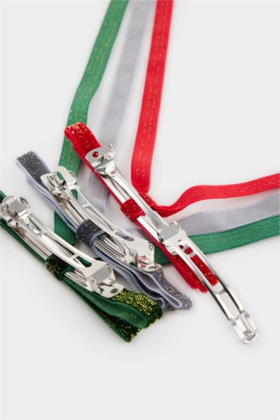 Woman 3 piece Christmas Bow Hair Clip