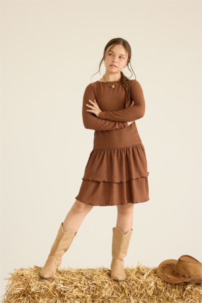 فستان بناتي ردن طويل