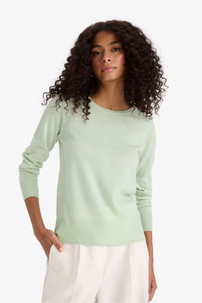 Regular Fit Crew Neck Pullover